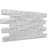 KAMIEŃ DEKORACYJNY MARMUROWY PURE WHITE BRICK 10X30 KAMIENIE NATURALNE