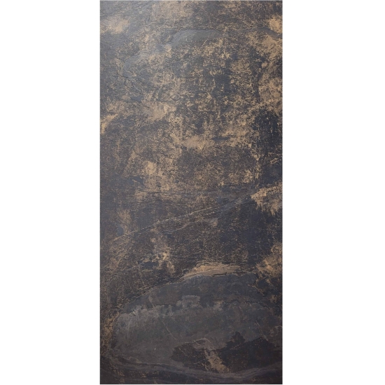 FORNIR KAMIENNY SLATE BLACK GOLD LINE 122X244