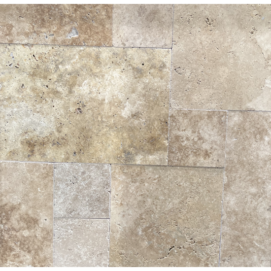 TRAWERTYN ANTYCZNY RUSTIC CLASSIC MIX ROMAN OPUS 1KPL= 0,742M2 KAMIENIE NATURALNE