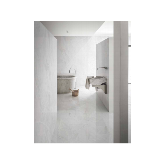 SPIEK KWARCOWY GRANDE MARAZZI ONICE BIANCO POLER 278 CM X 120 CM X 0,6 CM