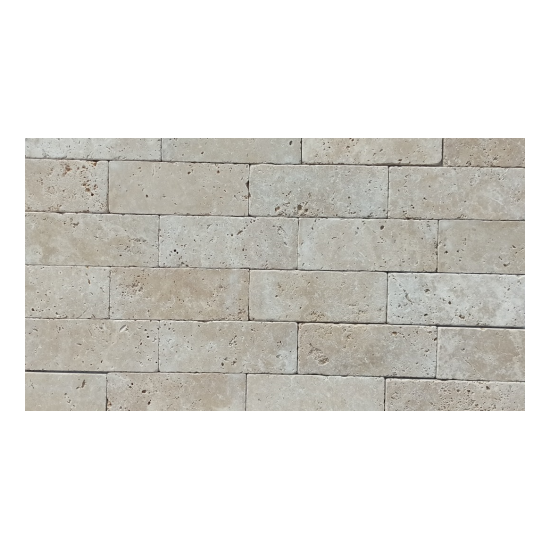 KAMIEŃ DEKORACYJNY TRAWERTYN CLASSIC MIX 10X10  KAMIENIE NATURALNE STONE OUTLET