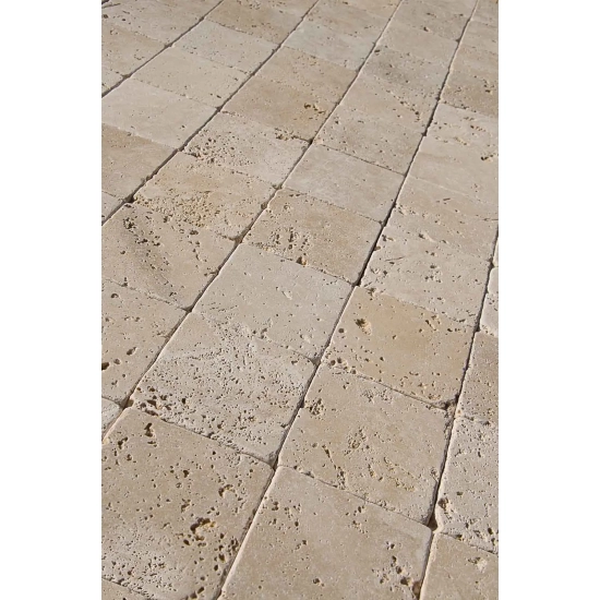 KAMIEŃ DEKORACYJNY TRAWERTYN CLASSIC MIX 10X10  KAMIENIE NATURALNE STONE OUTLET