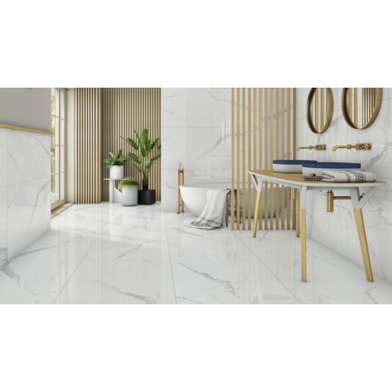 GRES MARBLE ALASKA WHITE 60X60 120X60 POLER